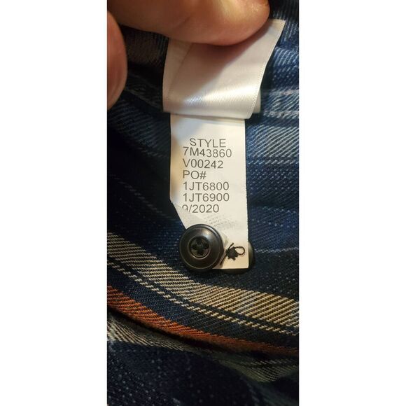 Humboldt Workwear Lucky Brand Button Front Shirt Size XL. - Picture 7 of 9